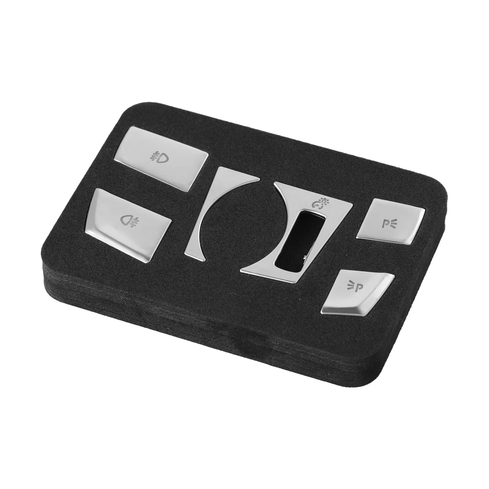 

Персонализированная декоративная накладка на кнопку переключения внутренних фар для BMW 5 серии G30 G31 2018-2022 (комплект из 6 шт.)