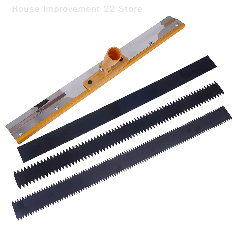 Self-leveling Scraper Standing Push Knife Tooth Height 2mm/5mm/8mm Tooth Strip Epoxy Floor Base Plate Scraper Tool