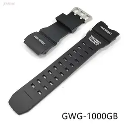 男性用シリコン腕時計,カシオG-SHOCK GWG-1000GB,ブラック,スポーツ,防水,GWG-1000-1Aアクセサリー