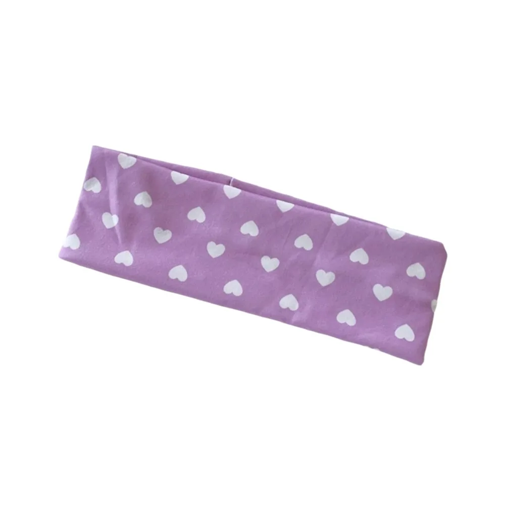 

Retro Y2K Polka Dot Headbands Sweat-absorbent Love Print Yoga Headband Elastic Women's Hairband Hair Accessories