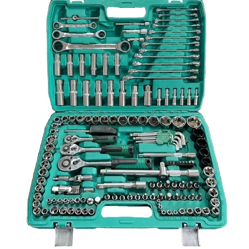 

SXLL 151Pcs mechanical toolkit OEM customized 1 set, bicycle repairman power, including ratchet torque wrench
