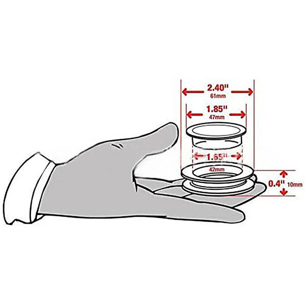 Guarda-chuva Hole Ring Plug Set Guarda-chuva de mesa pátio Tampão de silicone Tampa de móveis Acessórios de teto solar