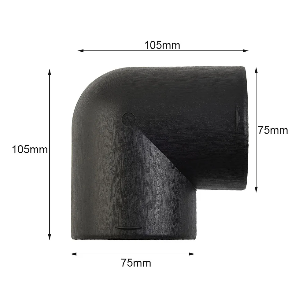 75mm Car Air Heater Ducting Pipe Air Vent Outlet L Shape Elbow Bend Pipe Compatible With For Webasto
