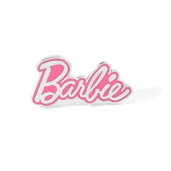 Kawaii Pink Barbie Brooch Anime Badges Brooch Lapel Pin for Women Clothes on The Backpack Accessories Jewelry Gift Kawaii Pink