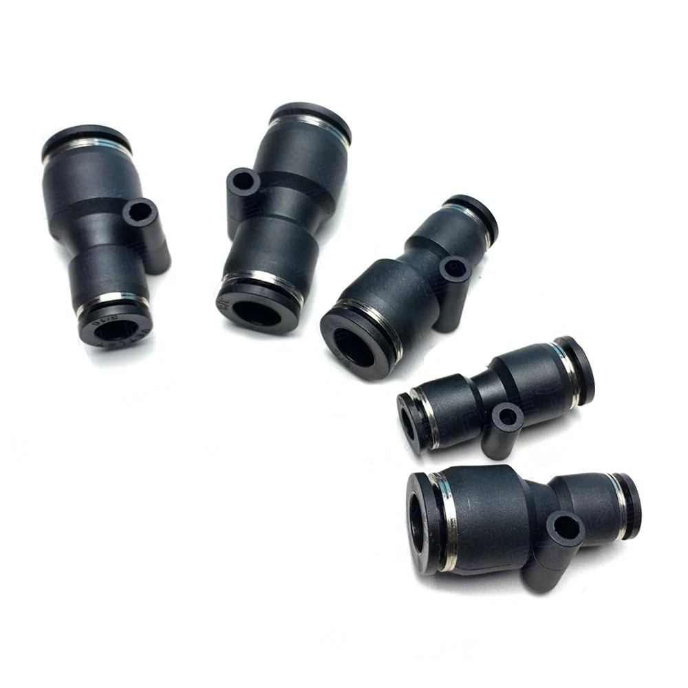 PU PG PUC Pneumatic Quick Connector British Pipe PU Air Pipe 5/32 1/4 5/16 3/8 1/2 1/8 3/6 inch Hose Connector Straight Reducer