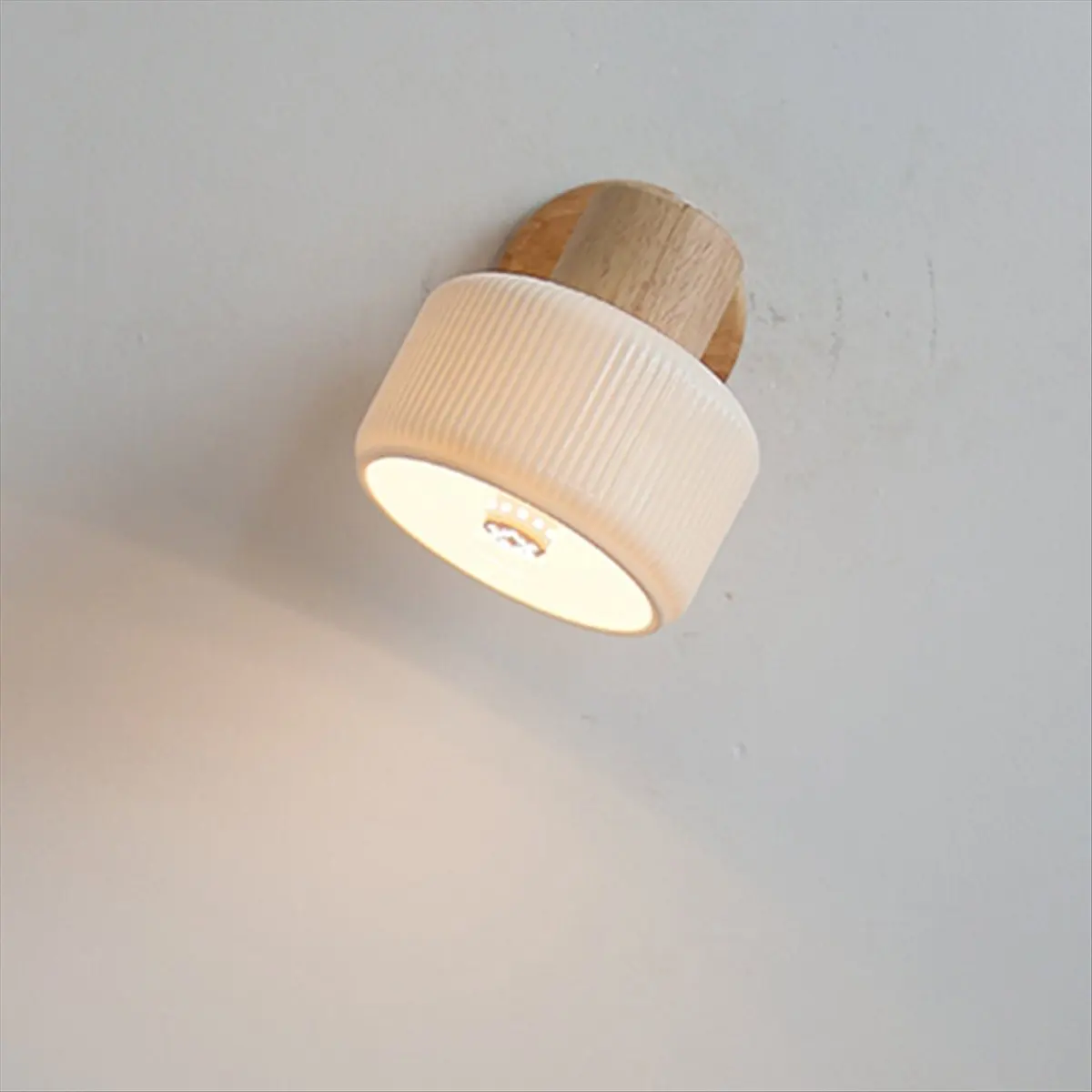 Nordic Modern Wall Lamp Sconce Home Bedroom Living Room Decor Up Down Rotate Ceramic Indoor Bathroom Stair Light