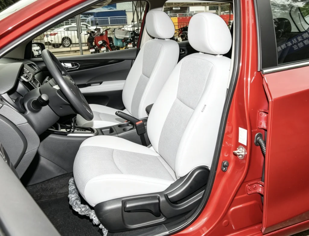 Für Nissan Tiida 2019~2023 Maßgefertigte Autositzbezüge Luxuriöses Nappaleder 100% Passgenau Innenraumzubehör 360 ° Vollständige Abdeckung – Detail 8