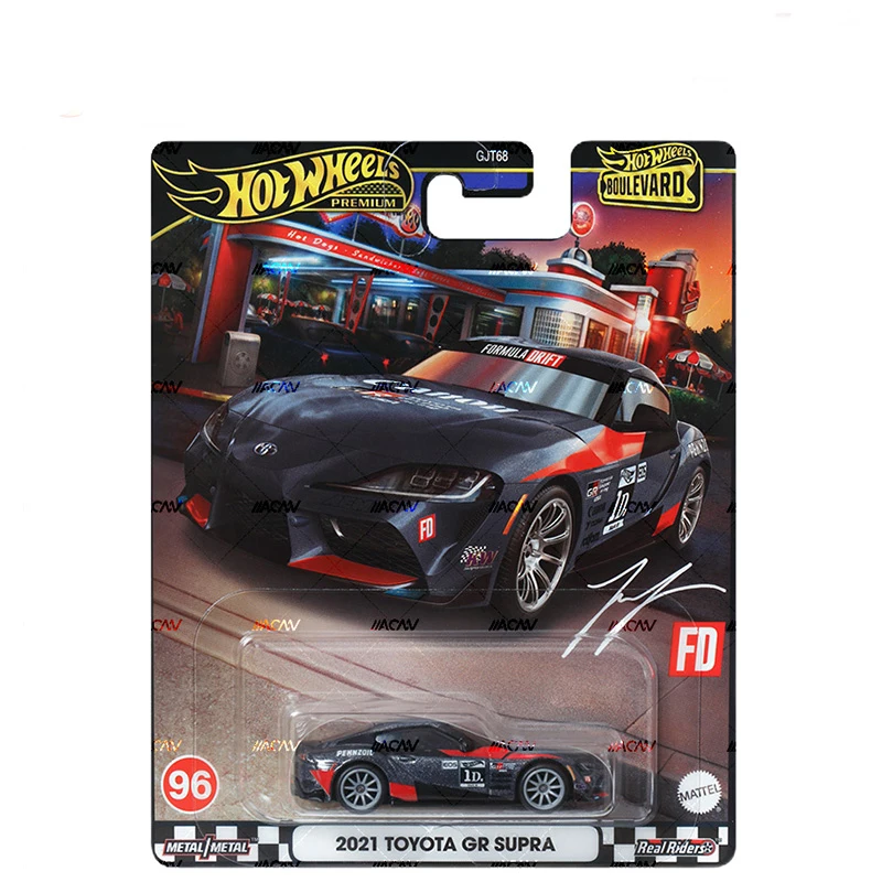 Hot Wheels 2024 Boulevard 20 Series Car Models Alloy Nissan Gtr32 Fiat 500d 3000gt Car Model Room Ornament Collection Boy Gift