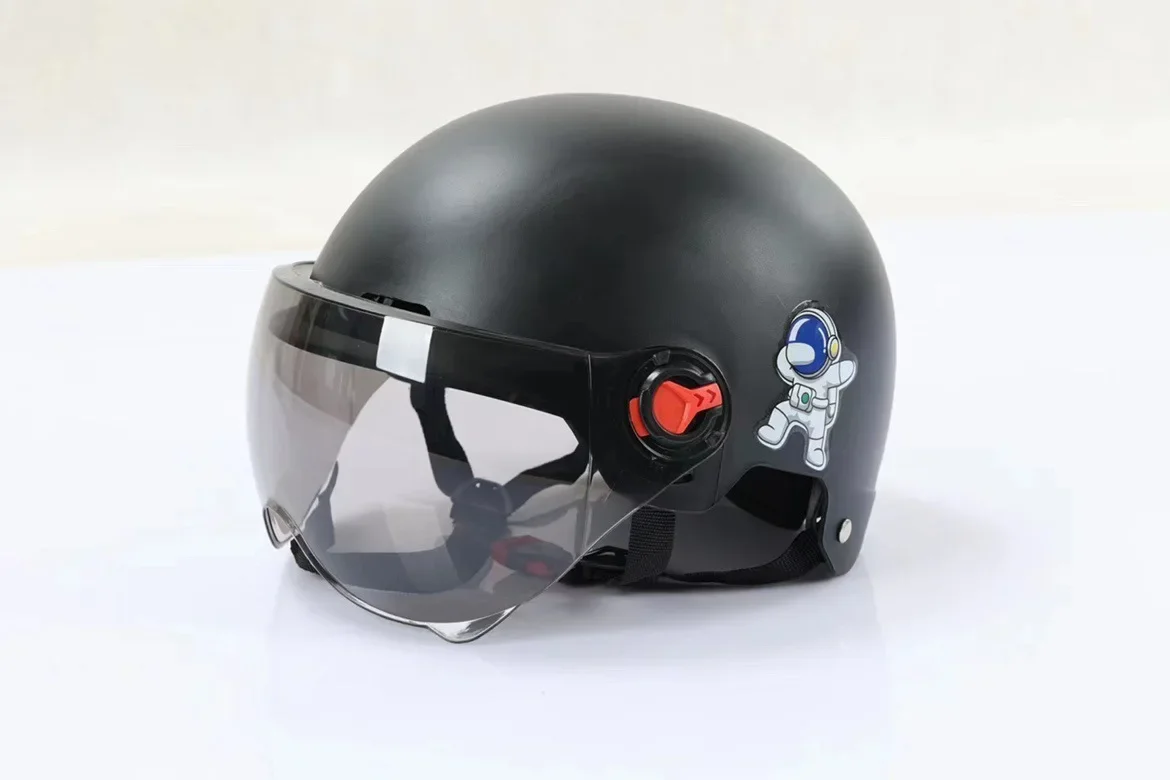 Motocross Helmet Men Woman Safety Universal Electric Motor Car Scooter Bike Open Face Half Anti-UV Anti-Fall Hat Goggles Helmet