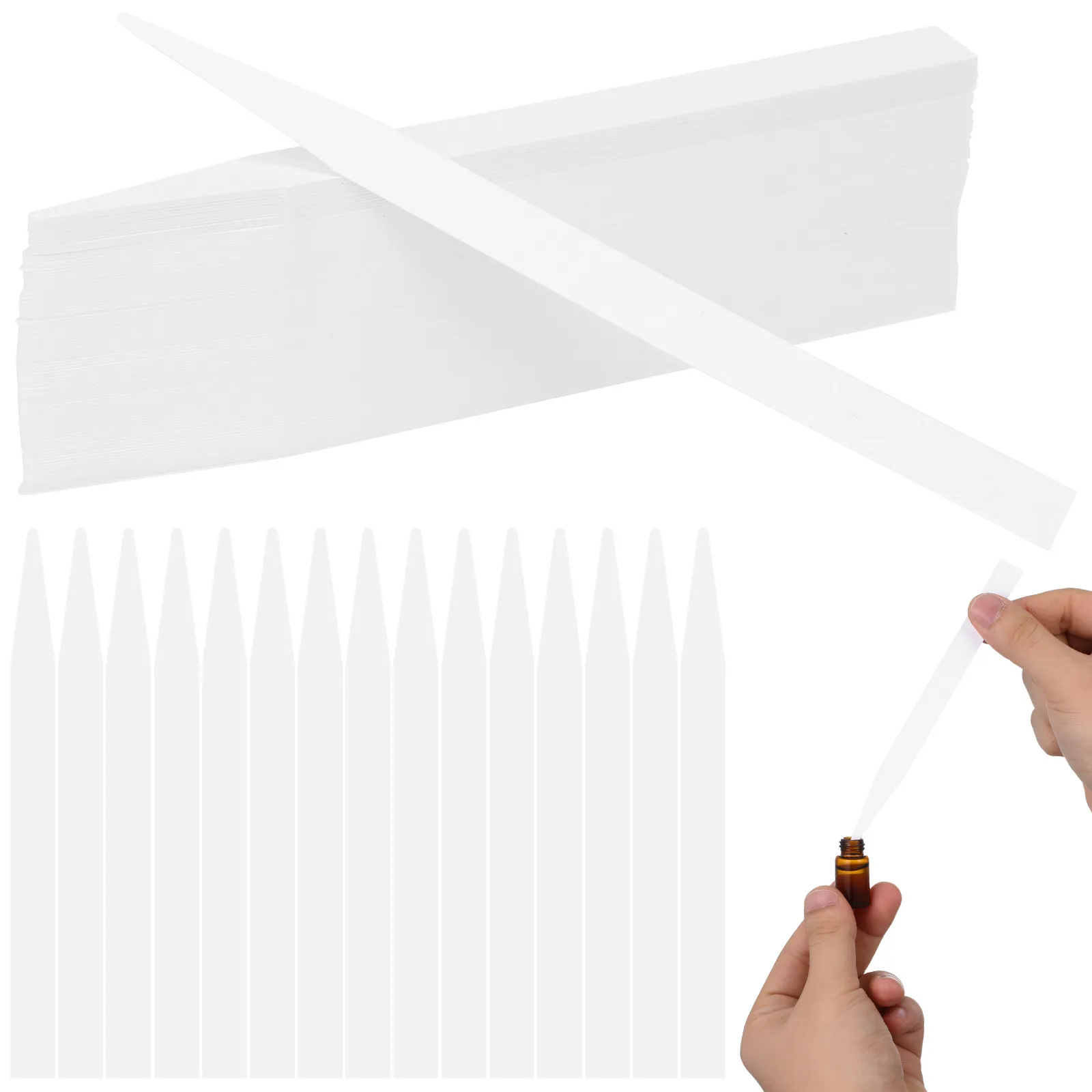 100Pcs Perfume Test Strips Fragrance Tester Paper for Essential Oils Aromatherapy Sampling High Absorbency
