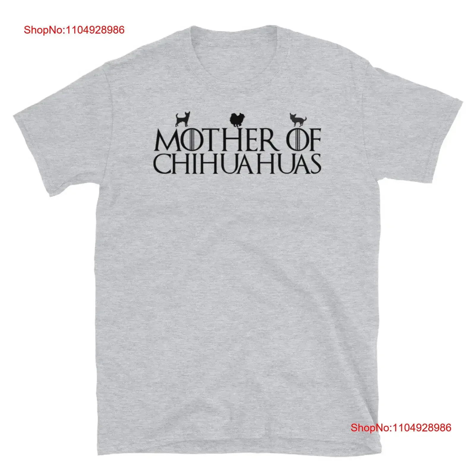 

Mother of Chihuahuas T Shirt Chiahuahua Dog Owner Chiwawa Lover Chihuahua vintage Washed Soft Comfortable Versatile fashion