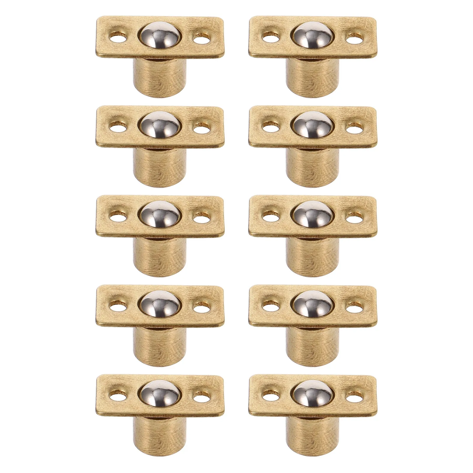 10Pcs Hard Texture Copper Ball Catch Latch for Wardrobe Closet Doors Invisible Door Secure Closure Smooth Operation Furniture