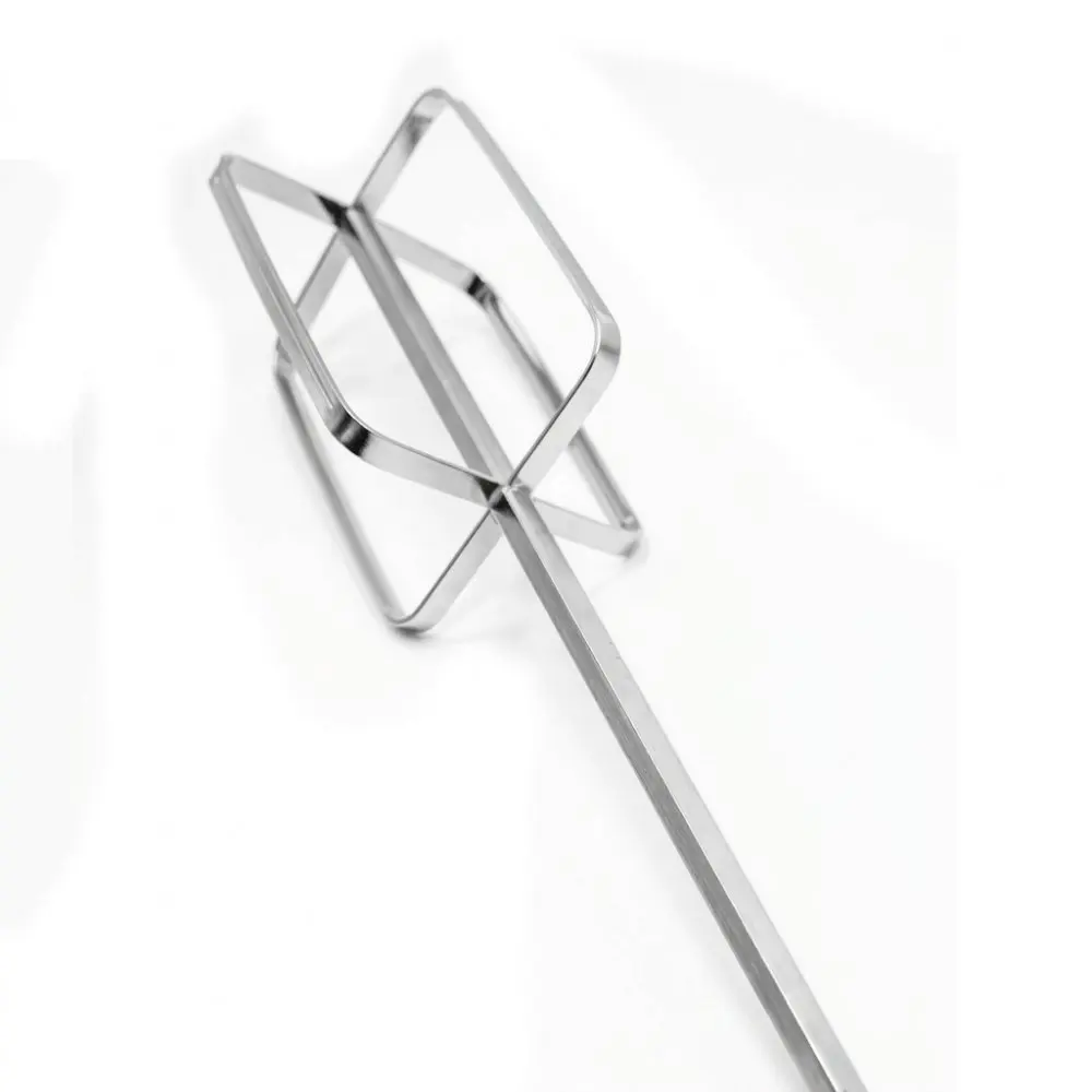 Stainless Steel Paint Mixer Drill Bit Extension Rod Epoxy Resin Mortar Mixing Tool For Power Drill Handheld Mixer