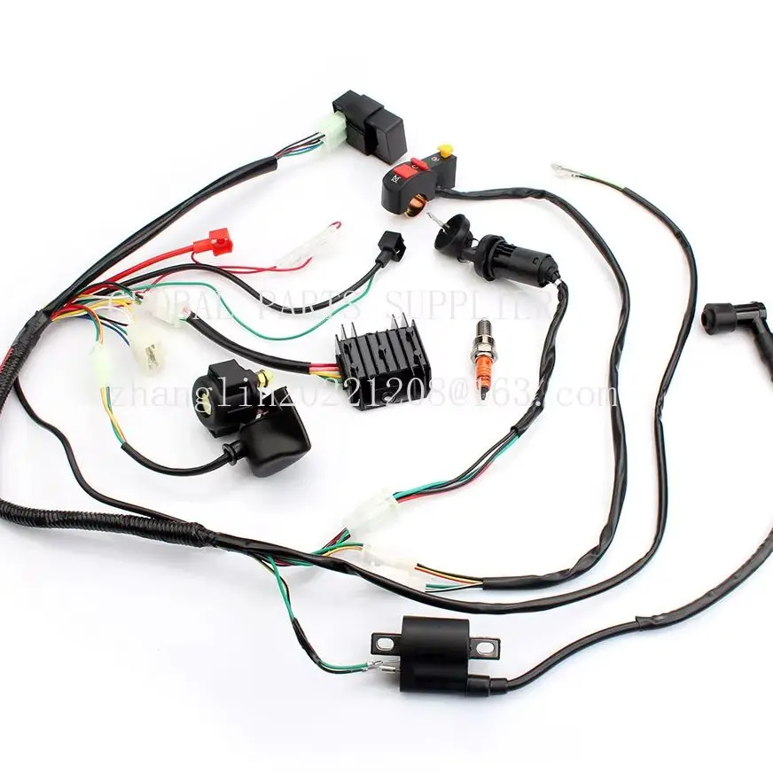 1set Wiring Harness CDI Ignition System for CG125 150 200 250CC Motorcycle Parts