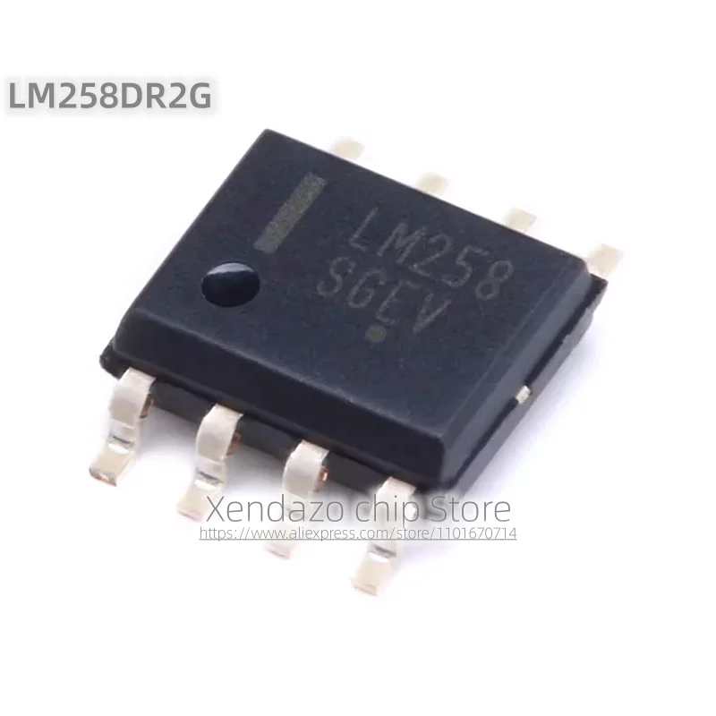 10pcs/lot LM258DR2G LM258 SOP-8 package Original genuine Operational amplifier chip