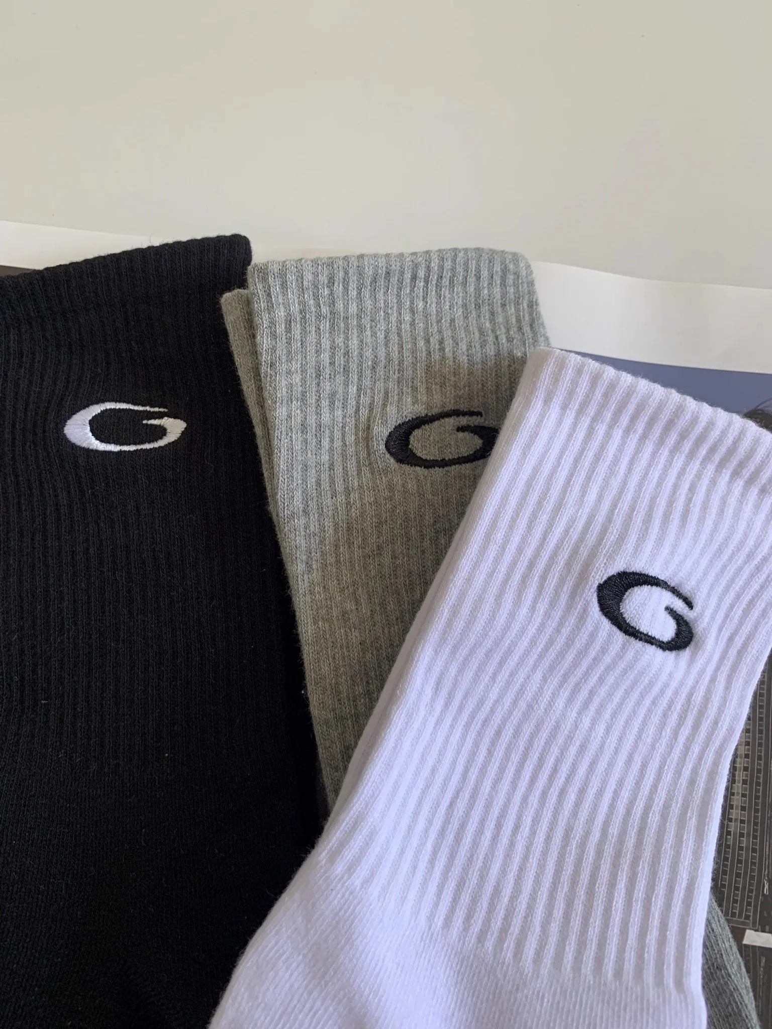 남성용 면 작업용 양말, 쿠션 처리된 긴 스포츠 통기성 발목 크루 양말, 남성용 캐주얼 양말, 자전거 양말