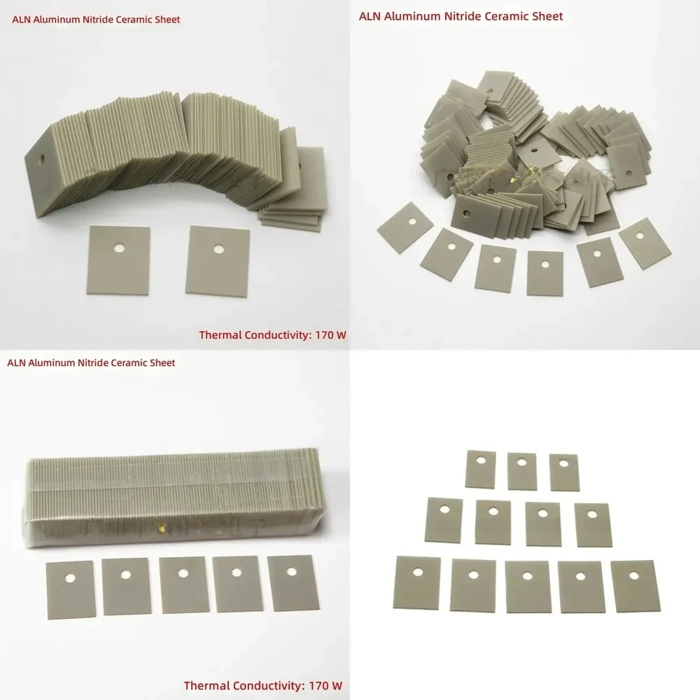 Aluminum Nitride Ceramic Chip for 220 3P 247 264 Ultra-High Thermal Conductivity High-Power MOSFET Ceramic Substrate
