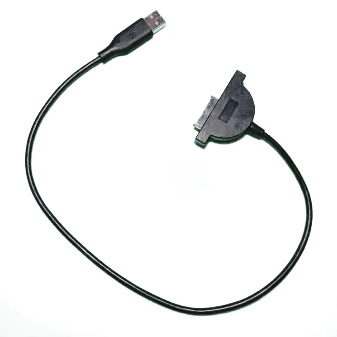 USB Adapter PC 6P+7P 13PIN Cable CD DVD Rom SATA To USB 2.0 Converter Slimline Sata 13 Pin Adapter Drive Cable