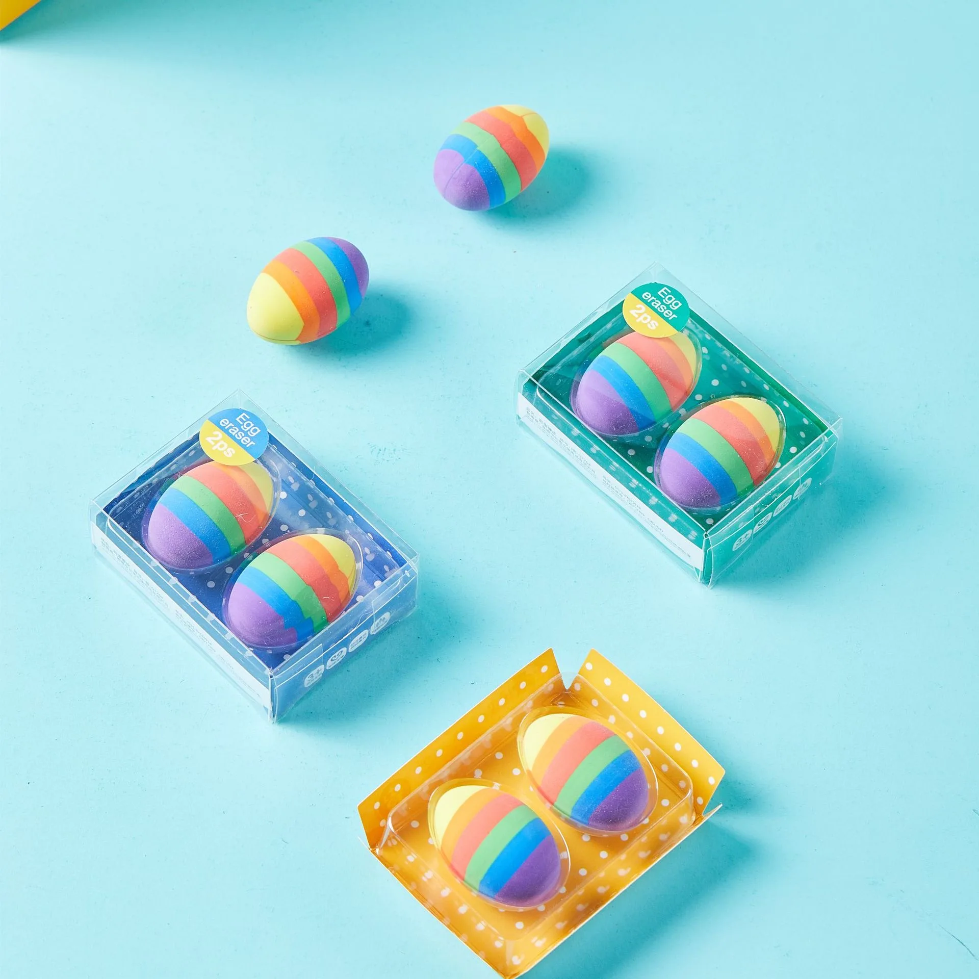 Colorful  Rubber Erasers - Fun, Vibrant, and Effective Writing Tools for Students and Office - Back to School Essentials