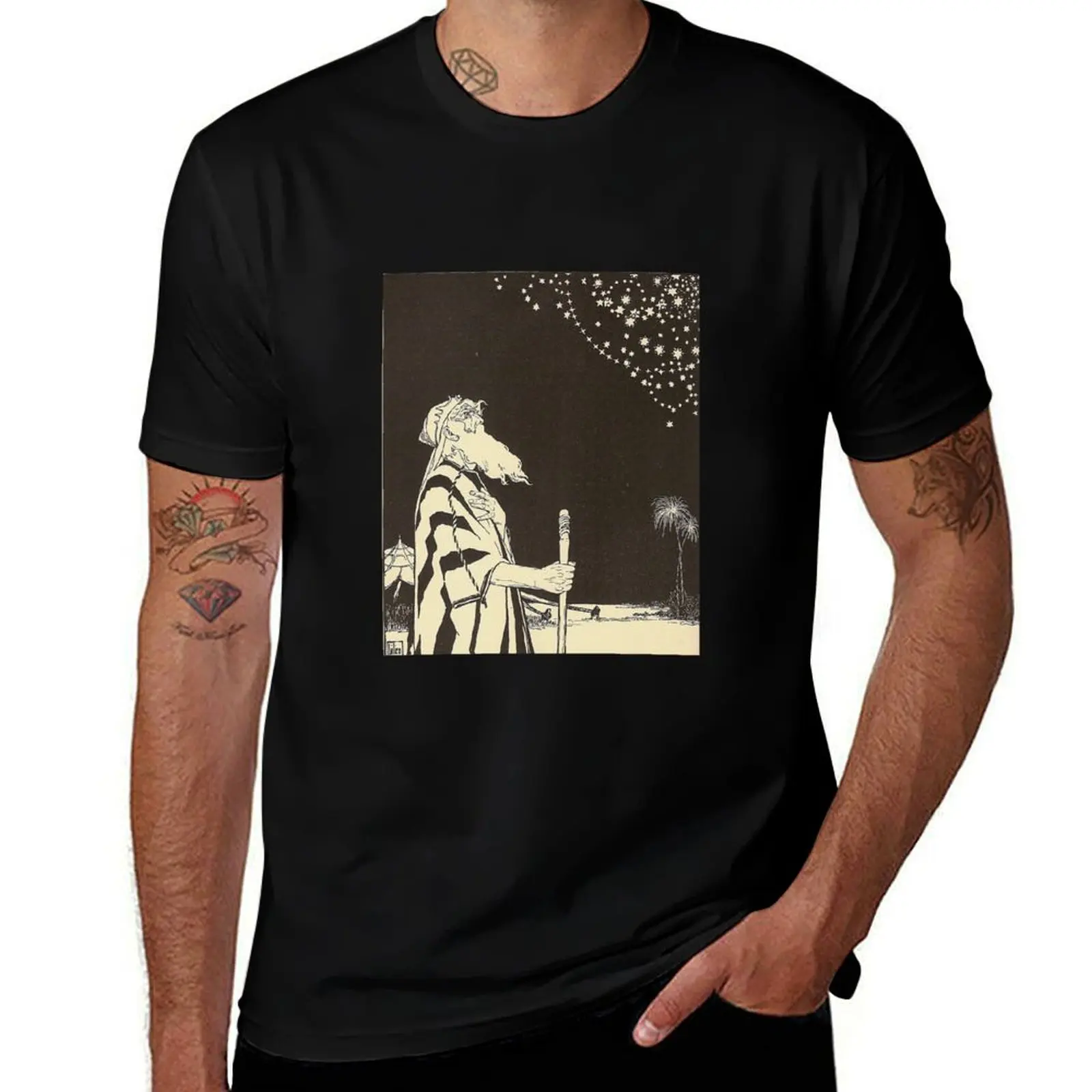 

HD. Abraham, by Ephraim Moses Lilien T-Shirt Aesthetic clothing vintage designer shirts compression shirt men