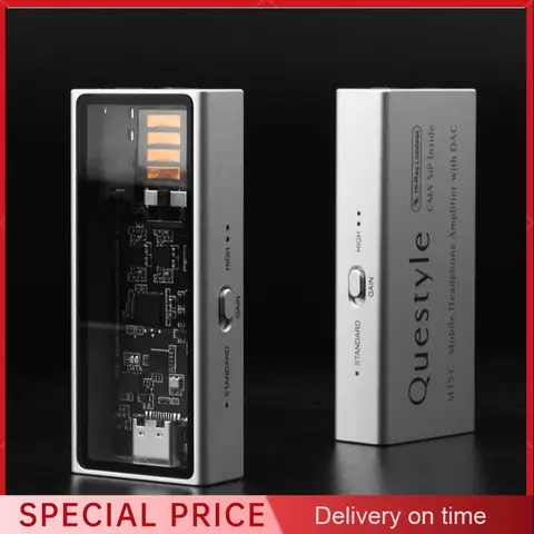 Questyle M15C 휴대용 하이파이 무손실 디코딩 이어 앰프, 추력 휴대폰 소형 테일 디코더, M15 DAC용