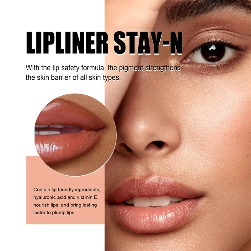 Nieuwe Instant Lip Plumping Liner Potlood Lip Make-Up Lippenstift Langdurige Waterdichte Peel Off Lady Charmante Koreaanse Cosmetica Schoonheid