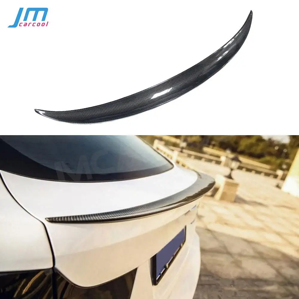 

Real Carbon Fiber Rear Spoiler Boot Trunk Wings For BMW X6 E71 F16 Spoiler 2008-2018 P Style Trunk Trim Wings