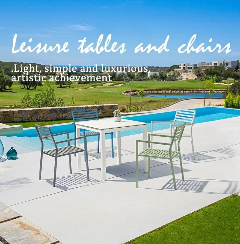 

-for Chairs and Table Furniture Patio Garden Aluminum Outdoor Table Hotel .restaurant .banquet. Home Dining Table Contemporary