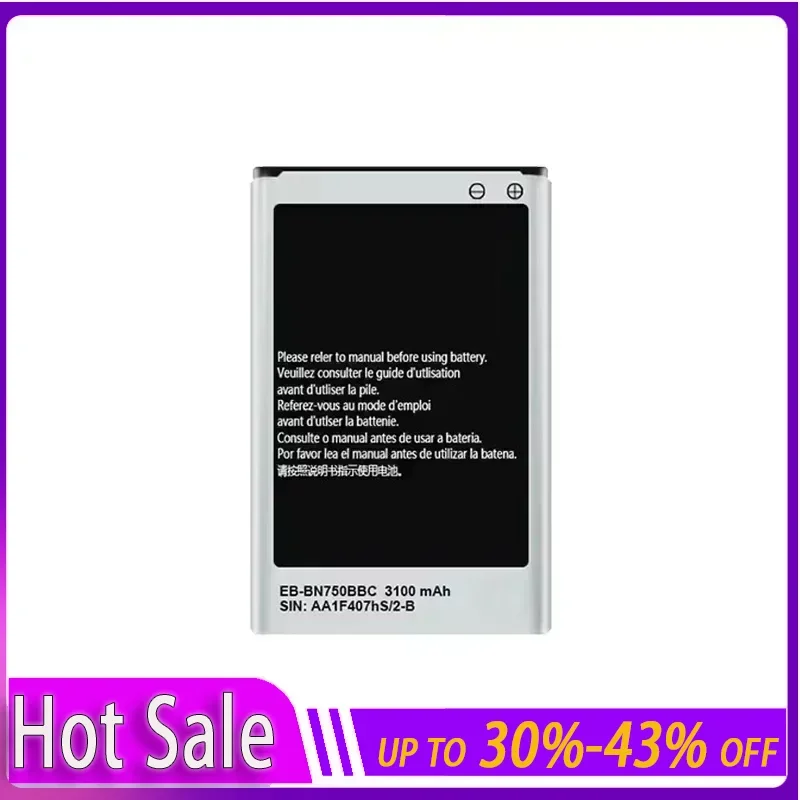 YKaiserin 3100mAh Battery EB-BN750BBC EB-BN750BBE For Samsung Galaxy Note III Neo/3 mini N7505 N750 N7502 N7506V N7508V