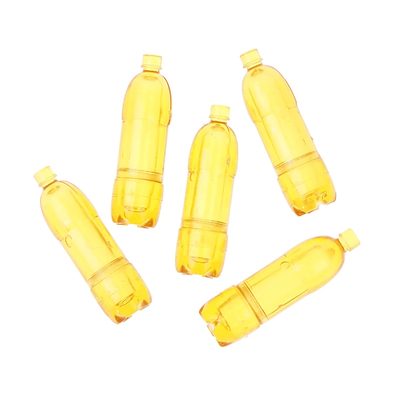 5Pcs Dollhouse Miniature Mineral Water Bottles Drink Bottle Doll Mini Accessories Playing House Decorative Toy Props Gifts