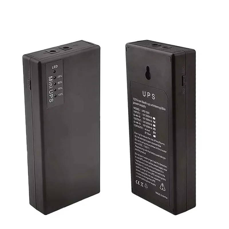 Gorąca sprzedaż 2025 CYHX Mini UPS Obwód Zasilacz Litowy Mini DC UPS Bateria 12V 9V 1A 2A Inwerter Mini UPS do Modemu Wifi