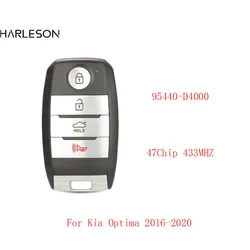 Car Key For Kia Optima 2016-2020 SY5JFFGE04 95440-D4000 ID47Chip 434Mhz Smart Key 4Buttons