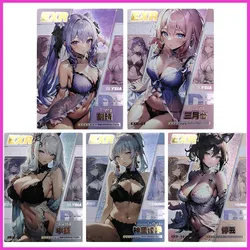 Anime Goddess Story Rare Limited Edition EXR Flash Cards Keqing March 7th Tingyun Toys for boys Collectible Cards Birthday Gifts