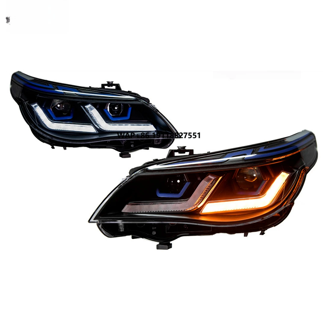 

Car LED Head Lamp for 5 Series E60 Headlights 523i 530i 2003-2009 Angel Eye LED Headlight DRL Hid Bi Xenon Auto Accessories
