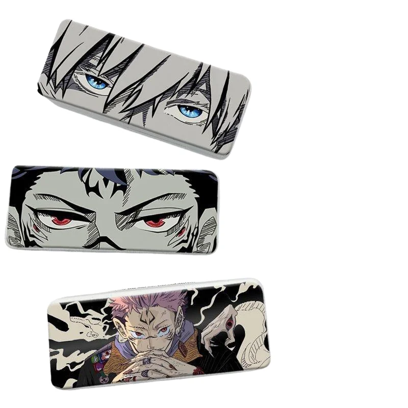 

Jujutsu Kaisen Gojo Satoru Plastic Anime Glasses Case Pen Storage Box Double Sided Custom Design for Fans Hot Daily Use Trendy