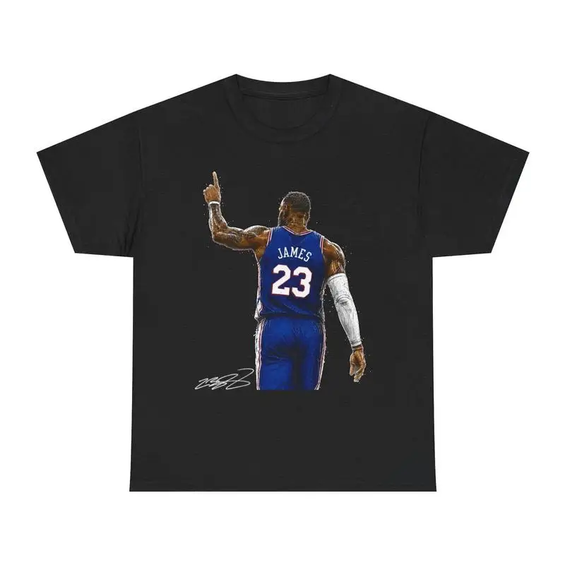Lebron James T Shirt Autograph Illustration Tee