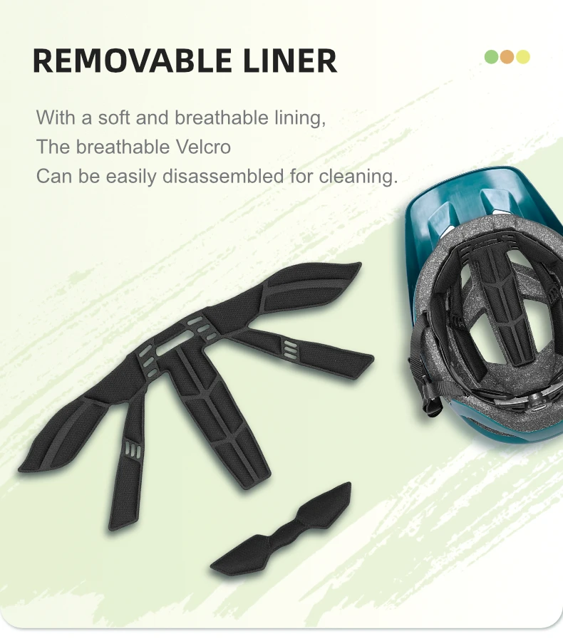BATFOX Professioneller Fahrradhelm für Herren und Damen, leicht, mit PC-Schale und EPS-Innenfutter, verstellbar, für Offroad-Radfahren, Sicherheitshelm für Mountainbikes. – Detail 7