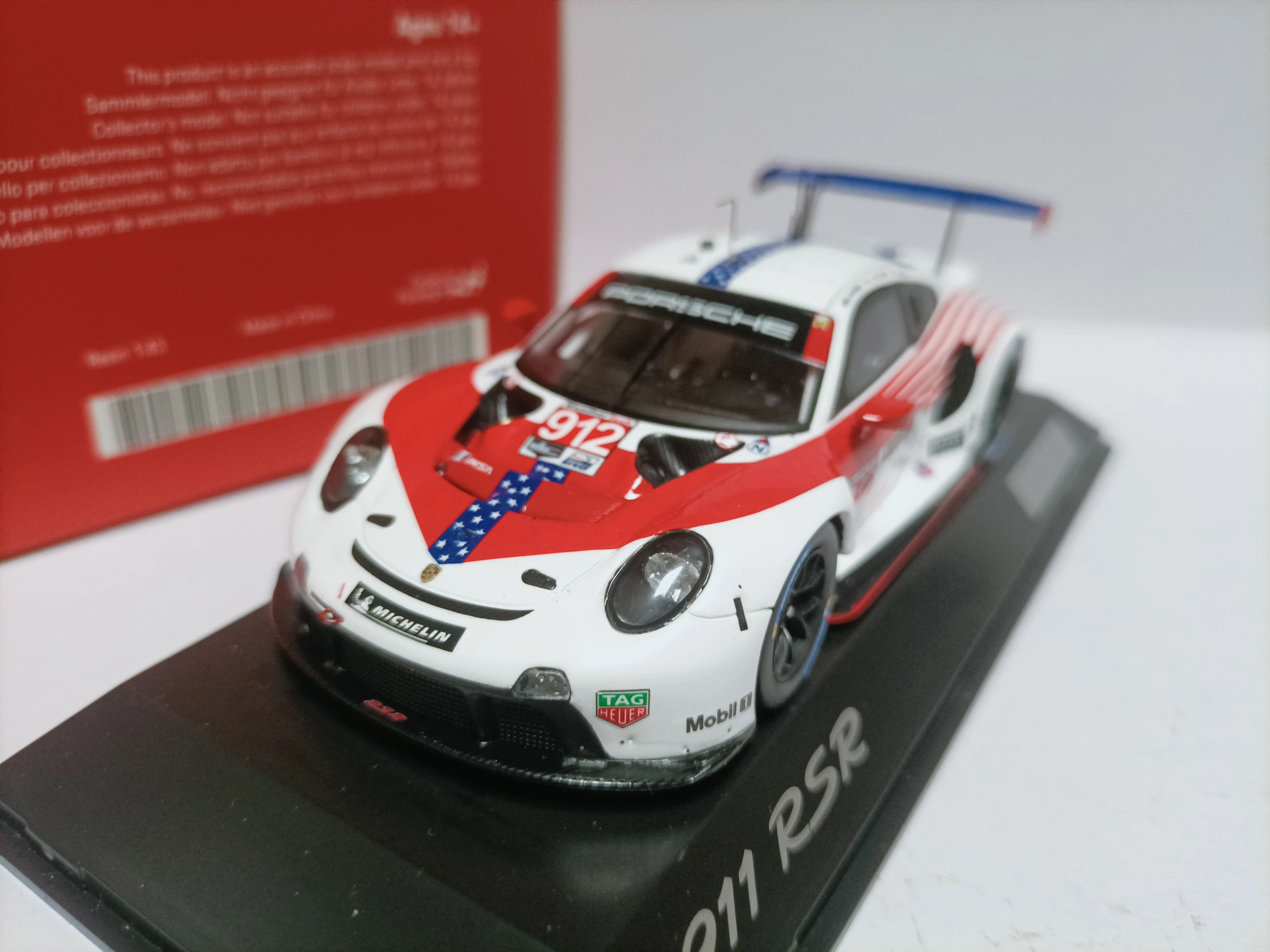 Spark 1 43 Original Porsche Bailing Station Racing Model 911 RSR IMSA Sebring 2020