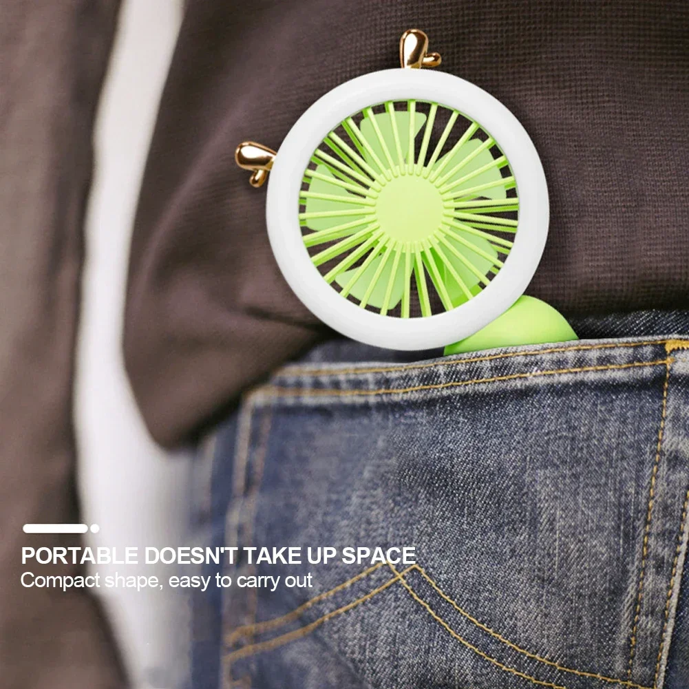 Ручной мини-вентилятор USB перезаряжаемые охлаждающие вентиляторы милый портативный ночник летний маленький карманный вентилятор мультяшные бесшумные вентиляторы