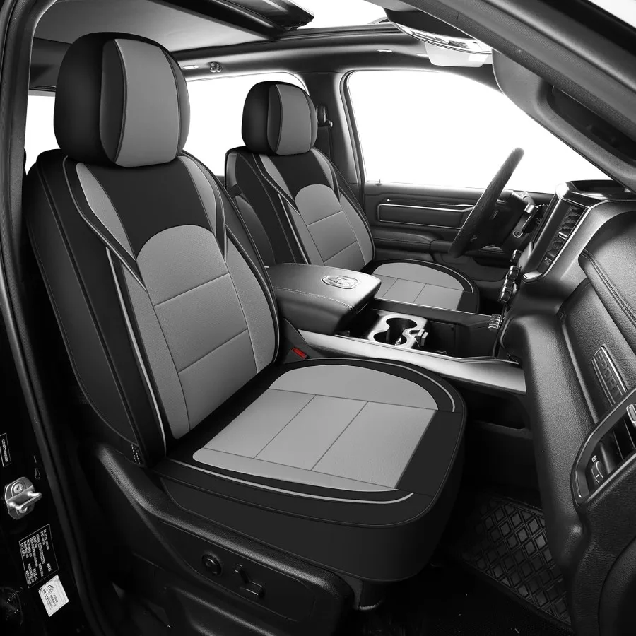 

Custom Fit Tacoma Seat Covers Front and Rear Waterproof Leather Car Seat Covers Car Seat Cushion Fit for 2016-2023 Tacoma Doub