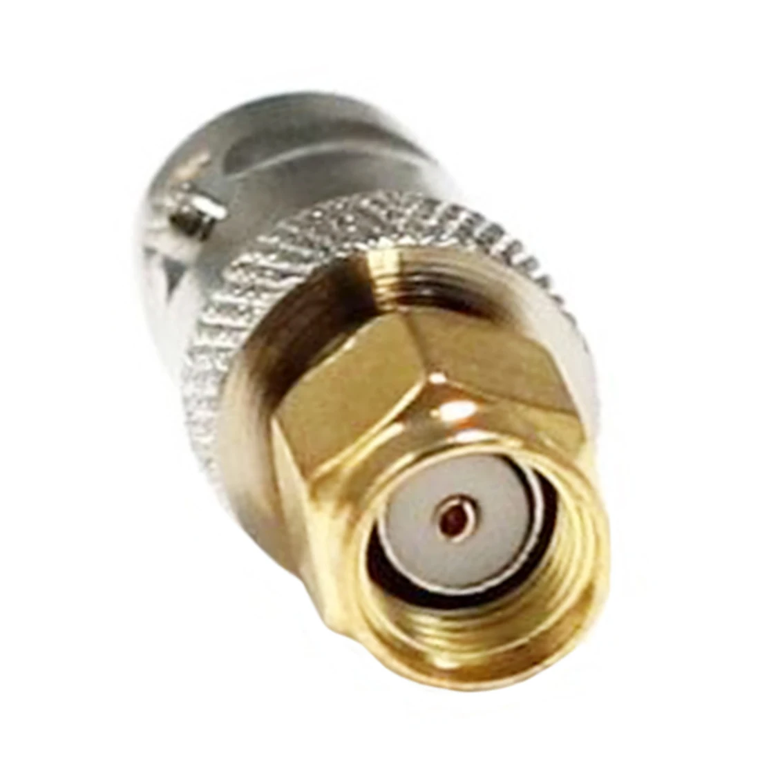 1pc New BNC Female Jack to RP-SMA Male Plug Inner Hole RF Coax Adapter Convertor Straight  Wholesale SMA to BNC Connector