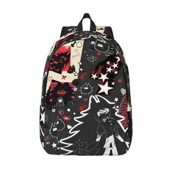 Cartoon Anime Miss Circle Backpack Elementary High College School Student Fundamental Paper Education Bookbag Teens Daypack