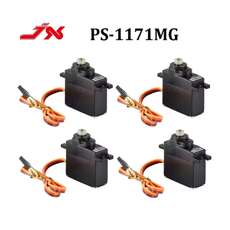

Сервопривод JX PS-1171MG 17 г 3,5 кг, крутящий момент, металлическая шестерня, аналоговый мини-сервопривод Lron Core для радиоуправляемого мини-вертолета, самолета, робота, детали для самостоятельного изготовления