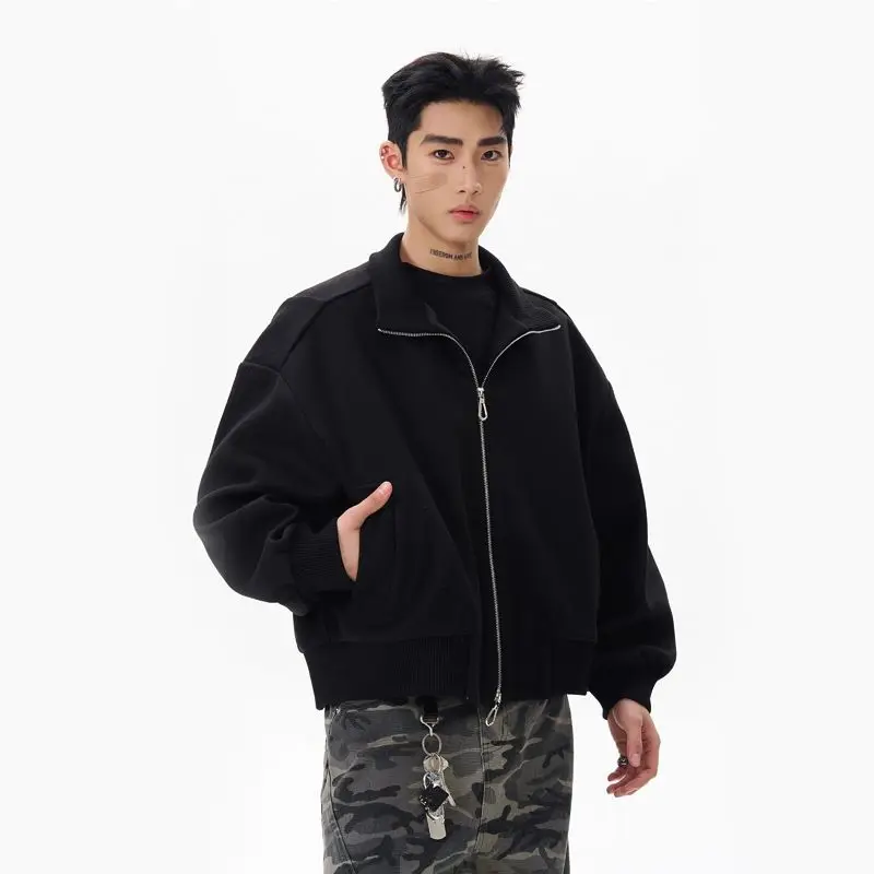 

Мужская куртка оверсайз из шерстяной смеси для стеклодувов, работающих с горячим стеклом, песком, силиконом, инструментами, материалами, для рукоделия, искусства, творчества, ручной работы, в стиле Ins