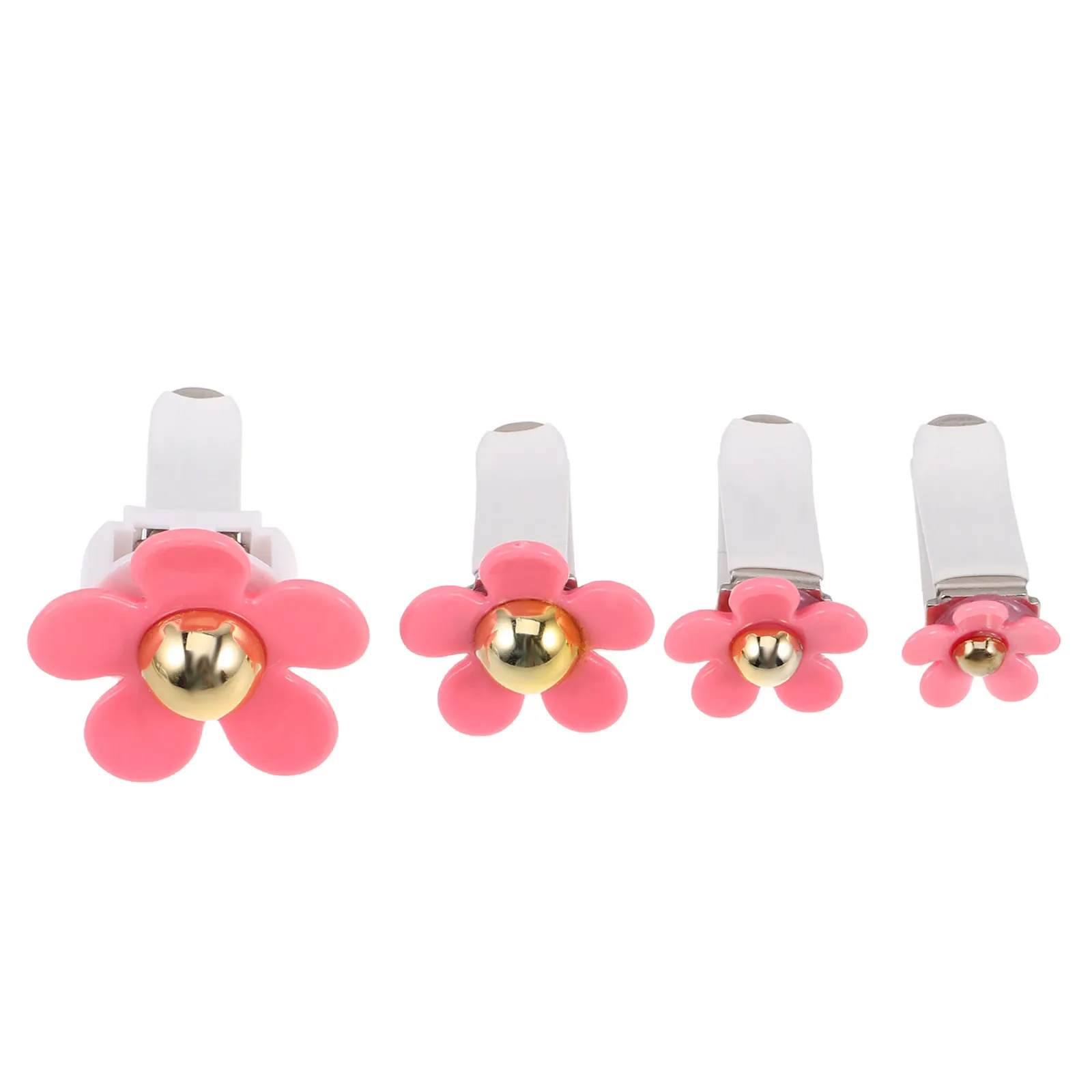 4Pcs Cute Daisy Air Vent Clip Car Freshener Diffuser with Adjustable Hook for Vehicle Office Bedroom Air Purification Scent