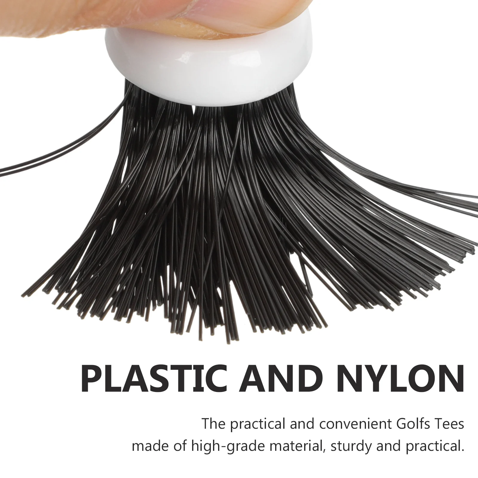 

10pcs Golf Brush For Ball Cleaning Reusable Range Tees Durable Lightweight Flexible Holders Practice Accessories Wear Resistant