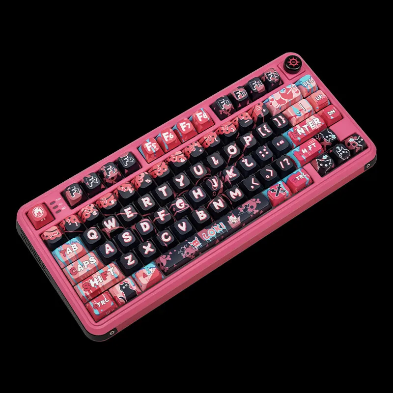 VALKYRIE VK75 Customized Mechanical Keyboard Tri-mode Wireless Bluetooth Hot Swap Knob Gasket RGB Win MAC Linux IP Design Laptop