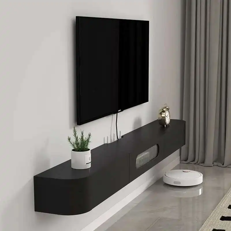

Modern Wall Mount Floating Tv Stands Wood Display Gaming Storage Table Hanging Television Chest Drawers Mueble De Tv Furniture