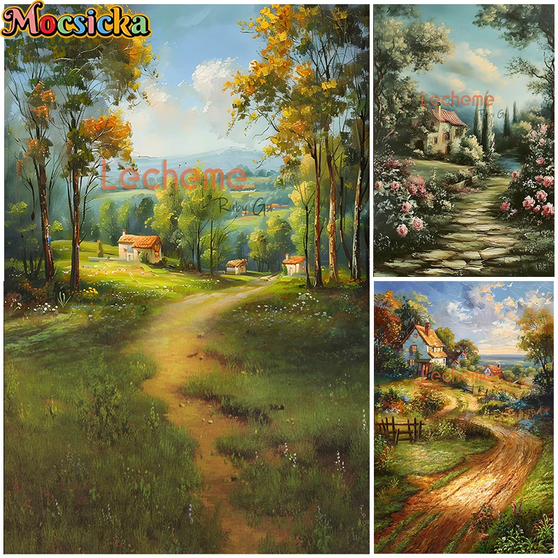 Mocsicka Abstract Art Backdrop Photography Flower Wall Baby Shower Shooting Props Kids Photo Background Poster Decoration Studio