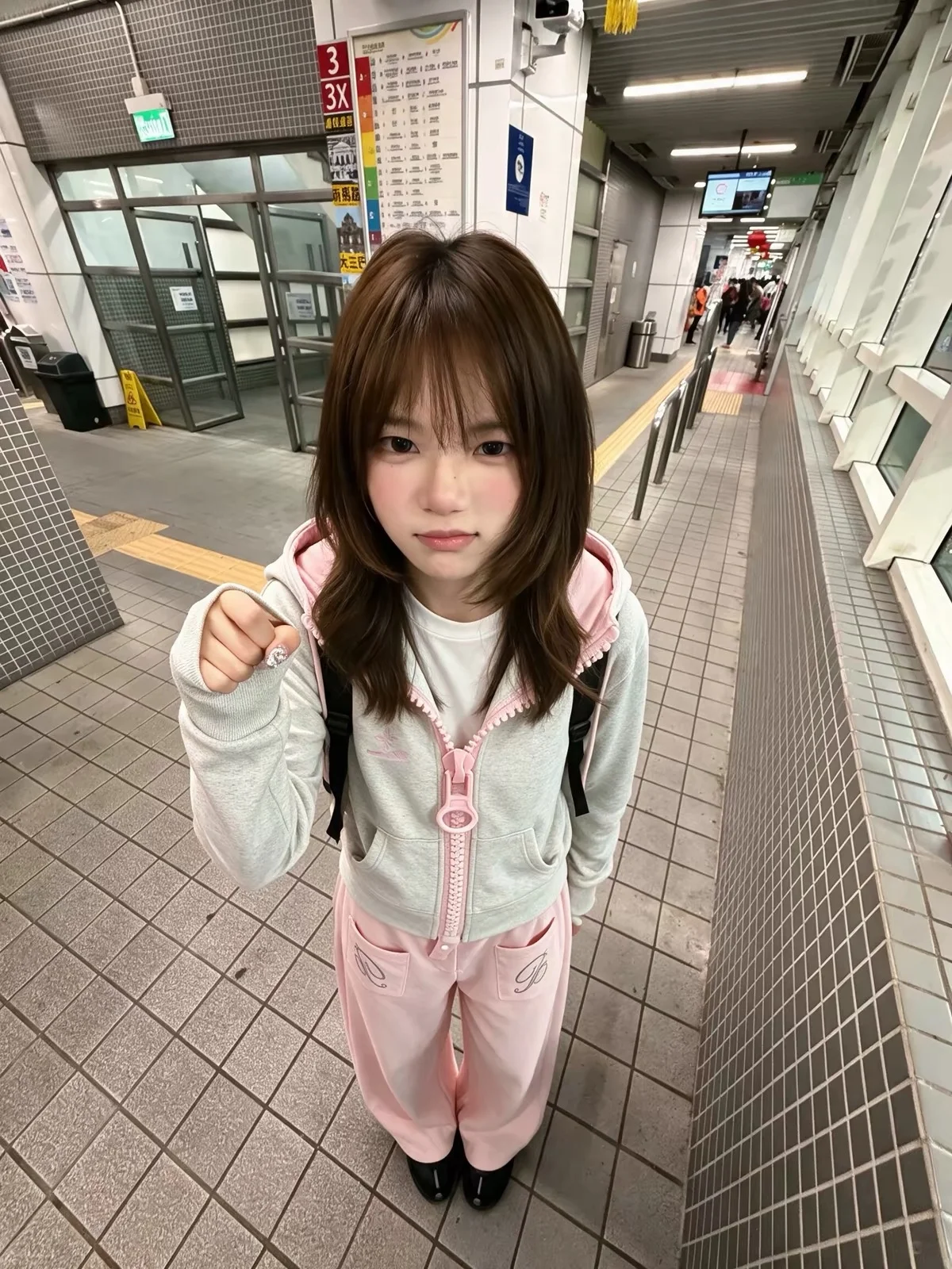 Large Zipper Hoodie Women's College Style Autumn Winter Small Size Open Cardigan Outerwear Top Trendy Lightweight Sweatshirt